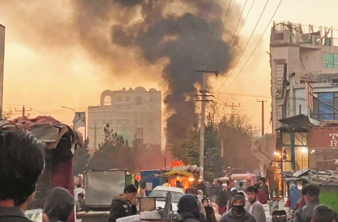 کابل کے ہائی سیکوریٹی زون میں دھماکہ، کم از کم ۷؍  افرادجاں بحق