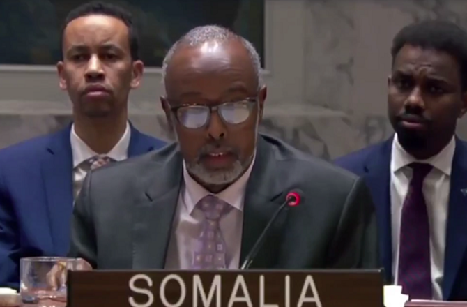 اقوامِ متحدہ میں صومالیہ کے سفیر کی اسرائیل پر تنقید
