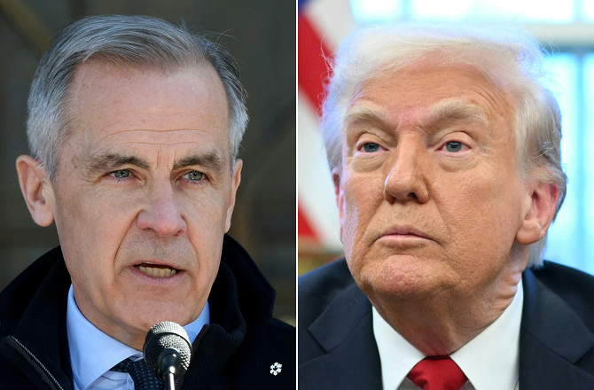 ٹرمپ نے کنیڈین وزیراعظم مارک کارنی کی بورڈ آف پیس میں شمولیت کی دعوت واپس لے لی