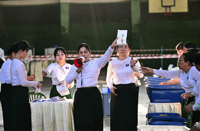 میانمار میں فوج حامی جماعت کی انتخابی جیت، نئی حکومت بنانے کا دعویٰ