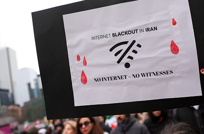 ایران میں انٹرنیٹ شٹ ڈاؤن، روزانہ۲۰؍ ملین ڈالر سے زائد کا نقصان