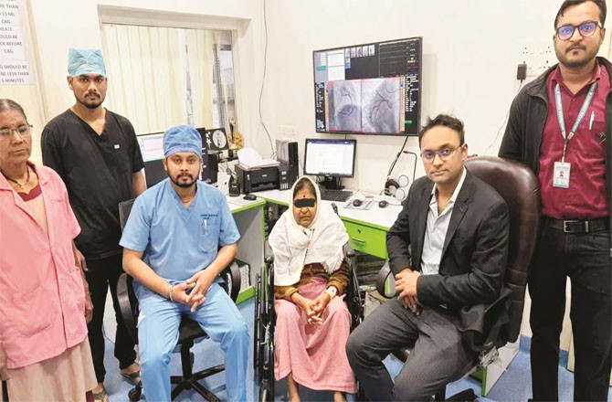 ناگپور: ۷۰؍سالہ خاتون کا دل دائیں جانب ! ایک شریان ۹۰؍فیصد بند ہونے پریہ انکشاف ہوا