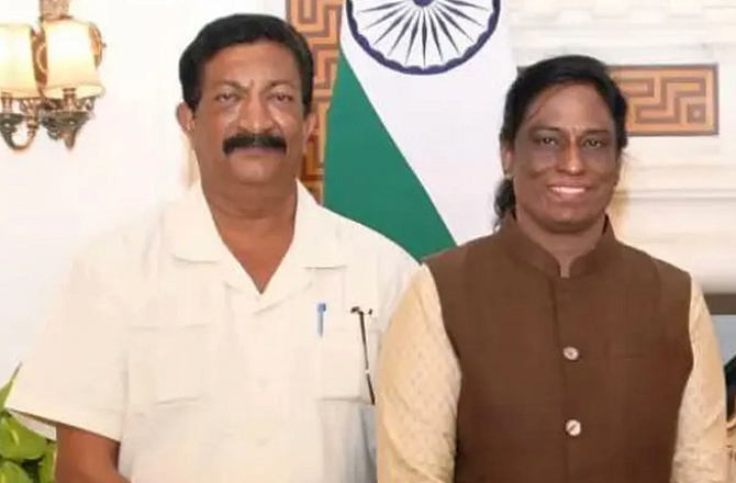  پی ٹی اوشا کے شوہر وی سرینواسن کا انتقال، وزیر اعظم مودی کا اظہار تعزیت