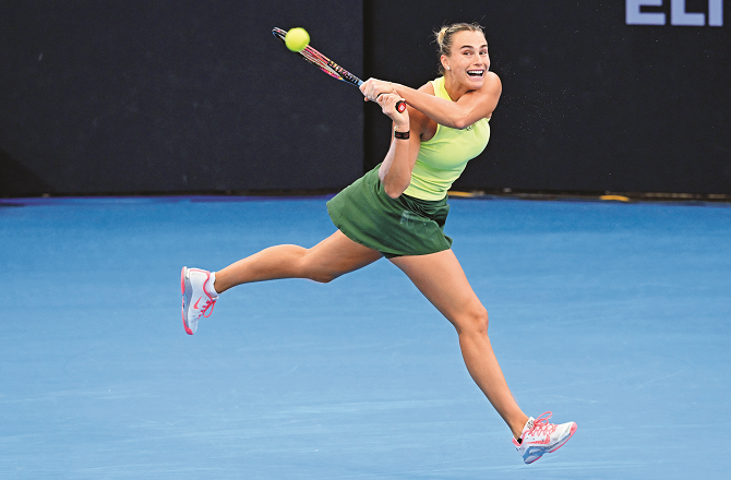 دفاعی چمپئن سبالنکا لگاتار تیسرے سال فائنل میں پہنچیں 