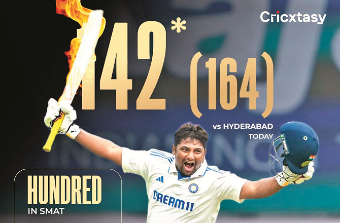 سرفراز خان کےفرسٹ کلاس میں ۵؍ ہزار رَن مکمل 