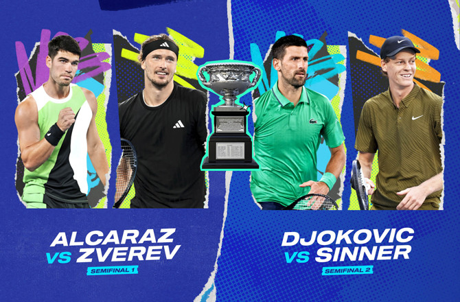 آسٹریلین اوپن: سیمی فائنلز میں ’بگ فور‘ کا تاریخی مقابلہ 