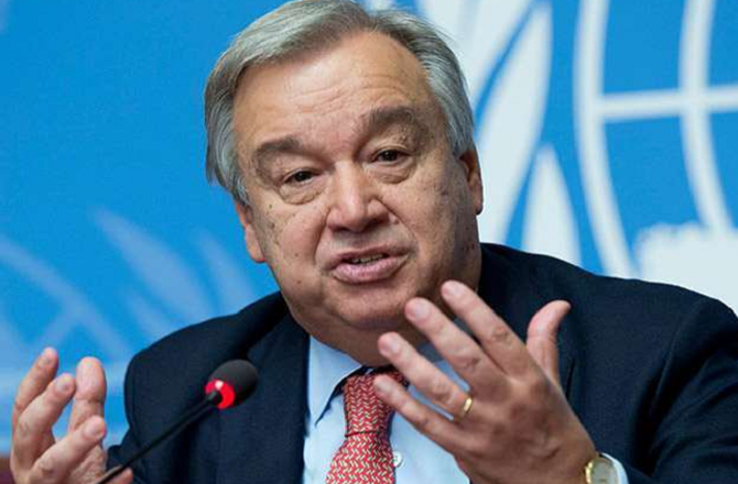 اقوام متحدہ کے سربراہ کی ’انروا‘ مرکز میں اسرائیلی فورسیز کے جبراً داخلے کی مذمت