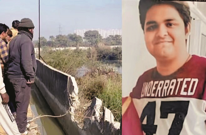 نوئیڈا : پانی سے بھرے گڑھے میں کار گری، انجینئر ہلاک