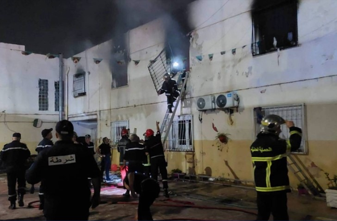الجزائر: دارالحکومت میں یتیم خانے میں آتشزدگی، ۱۱؍ جاں بحق، ۱۹؍ زخمی