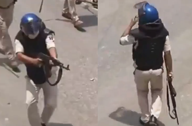 بہار احتجاج: طلبہ پر AK-47 سے فائرنگ کرنے والا پولیس اہلکار معطل