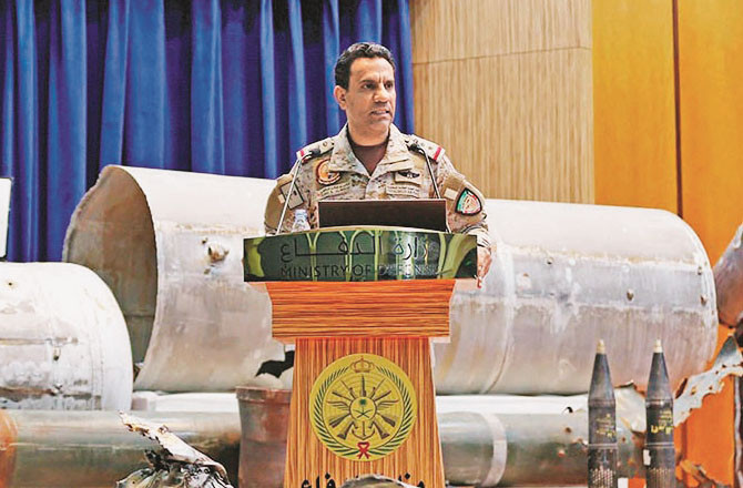 حوثیوں کے ٹھکانوںپراتحادی افواج کے حملے 