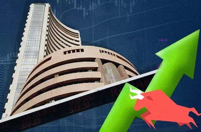 پانچ روزکی مسلسل گراوٹ کے بعد ہندوستانی  شیئر بازار میں زبردست  اُچھال