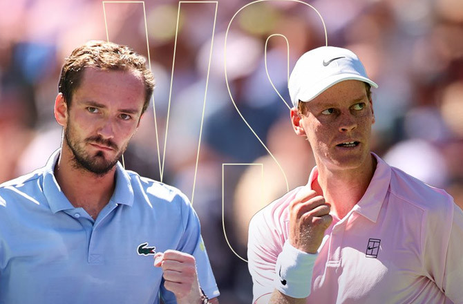 میدویدیف نے الکاراز کو ہرا دیا: فائنل میں سنر سے ٹکراؤ