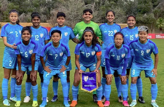 اے ایف سی ایشین کپ: ہندوستانی خواتین فٹ بال ٹیم  کا مضبوط جاپان سے سخت امتحان