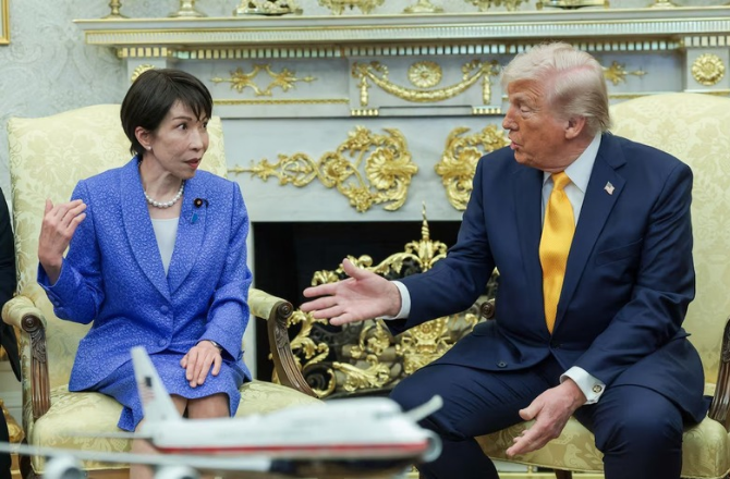 ٹرمپ کی جاپانی وزیراعظم سےملاقات، ایران پر حملہ کا دفاع کیا، جنگ عظیم دوم کے پرل ہاربر کا حوالہ دیا