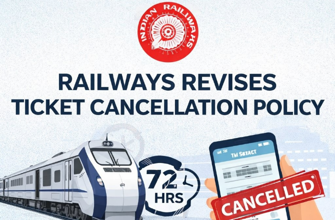 انڈین ریلویز نے ٹکٹ کینسل کرنے کے ضوابط میں ترمیم کی، سخت جرمانے متعارف کرائے، یکم اپریل سے نفاذ