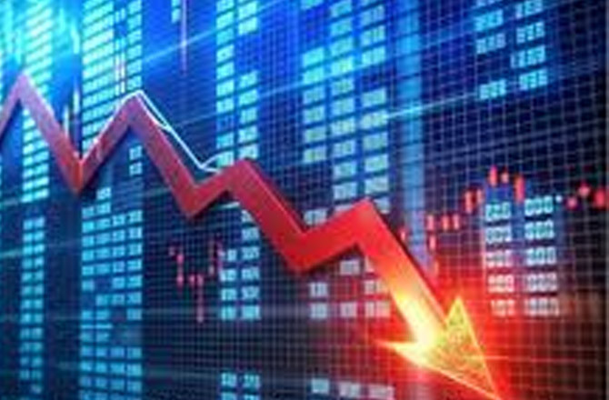 حصص بازاروں میں زبردست گراوٹ، سینسیکس  ۱۰۹۷؍ پوائنٹس گر گیا