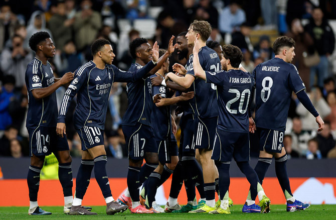 ریئل میڈرڈ نے مانچسٹر سٹی کو باہر کر دیا، آرسنل اور پی ایس جی کوارٹر فائنل میں 