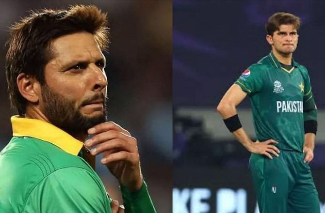 شاہد آفریدی اپنے داماد شاہین  پر برس پڑے، بولنگ کی خامیوں کی نشاندہی کی 