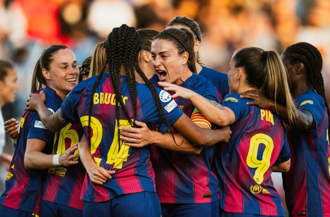 خواتین چیمپئن لیگ: کوارٹر فائنل کے پہلے لیگ میں بارسلونا کی ریئل میڈرڈ پر فتح 