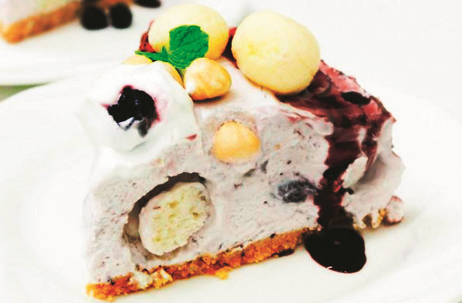 آج کا پکوان: چیری رَس گلا چیز کیک