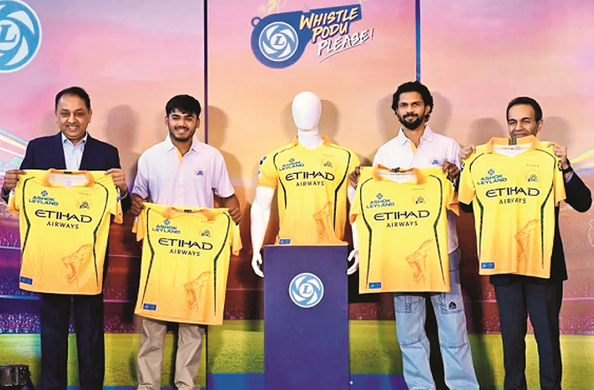 آئی پی ایل: اشوک لے لینڈ چنئی سپر کنگز کی اسپانسر بن گئی 