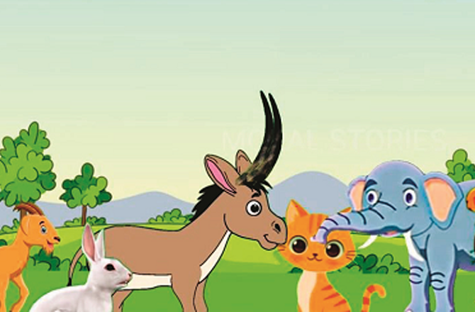 مختصر کہانی: گدھے کے سینگ