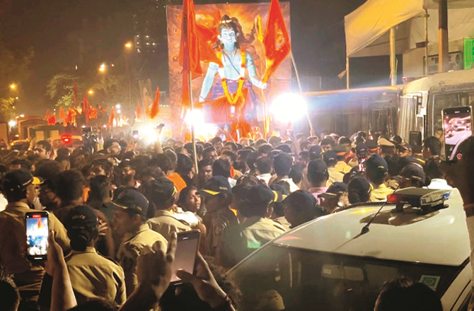 رام نومی کے موقع مالونی میں ماحول خراب کرنے کی کوشش ناکام