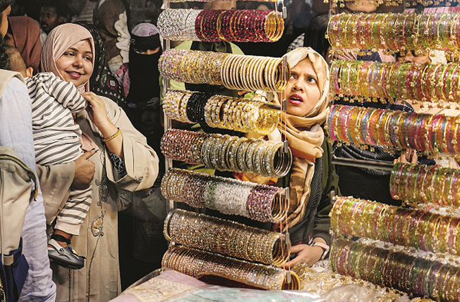 چوڑیاں، بالیاں اور عیدالفطر کی تیاریاں