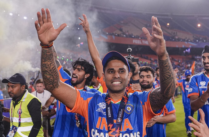 ٹی ۲۰؍ ورلڈ کپ  کے بعد سوریہ کمار یادو کا اگلا ہدف: اولمپکس ۲۰۲۸ء میں گولڈ میڈل