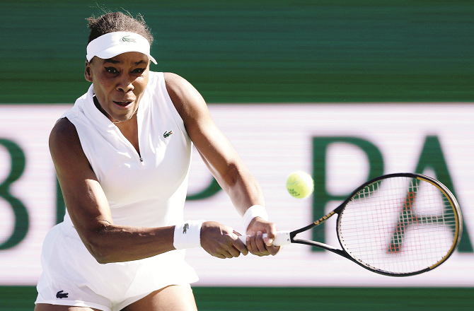 انڈین ویلز ٹینس: ڈائین پیری نے وینس ولیمز کو حیرت انگیز شکست دی 