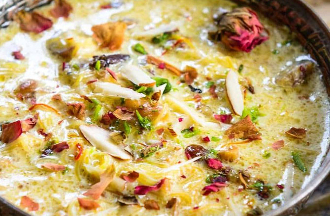 آج کا پکوان (عید اسپیشل): زعفرانی شیرخرما