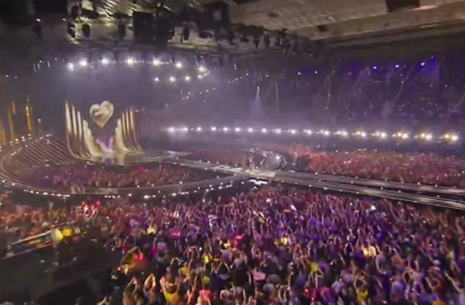بلغاریہ کی گلوکارہ نےاسرائیل مخالف مظاہروں کےدرمیان یوروویژن۲۰۲۶ء کا مقابلہ جیتا