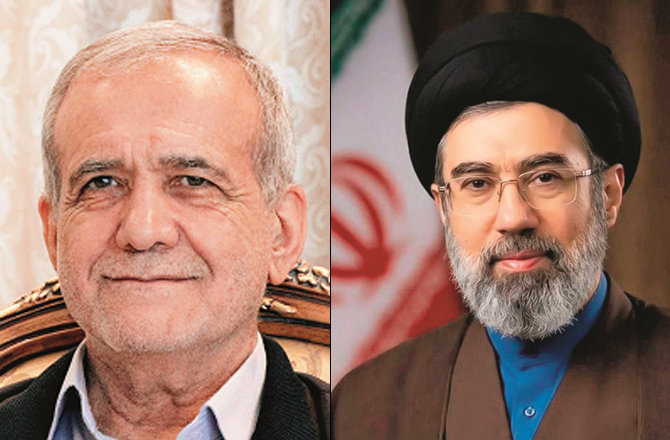 ایران کے صدر مسعود پزشکیان کی سپریم لیڈر مجتبیٰ خامنہ ای سے ملاقات