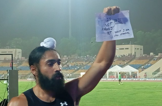 گُروِیندر ویر سنگھ سب سے تیز ہندوستانی اسپرنٹر بننے کا اعزاز حاصل کر لیا