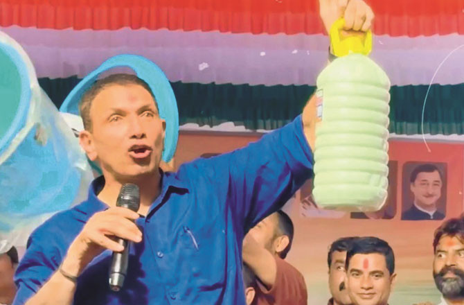  بدعنوانی کی انتہا، ایک لاکھ روپے میں بالٹی اور۳۰؍ ہزارمیں بلب کی خریداری پر کانگریس برہم 