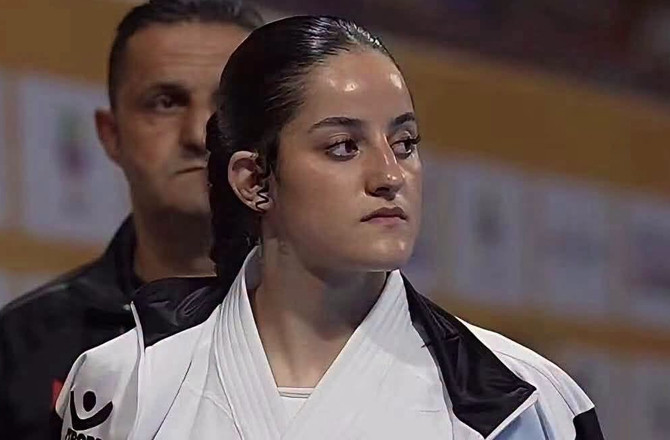 فلسطینی کراٹے کھلاڑی مریم بشارات نے عالمی چیمپئن شپ میں پھر جیتا طلائی تمغہ 