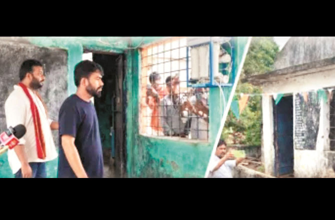 قبائلی اسکول ٹھیک کرو مہم کے تحت ابھیجیت دِپکے تاڈگاؤں اسکول پہنچے