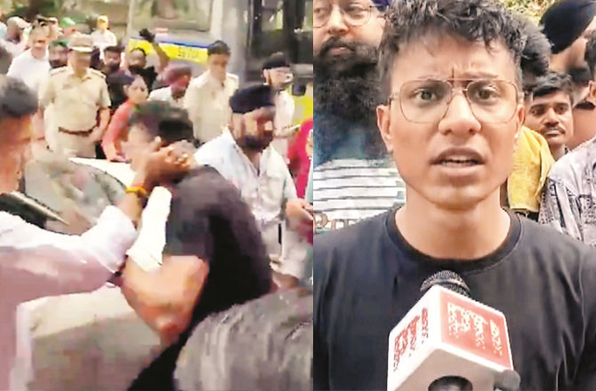 اقتدار کا غرور،بی جےپی وزیرنے نوجوان کو تھپڑ جڑ دیا