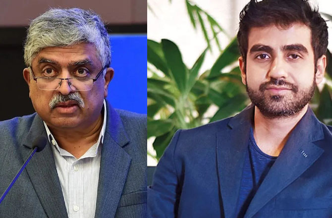 آدھار کے معمار نندن نیلیکنی اور نکھل کامتھ کو ایس آئی آر نوٹس