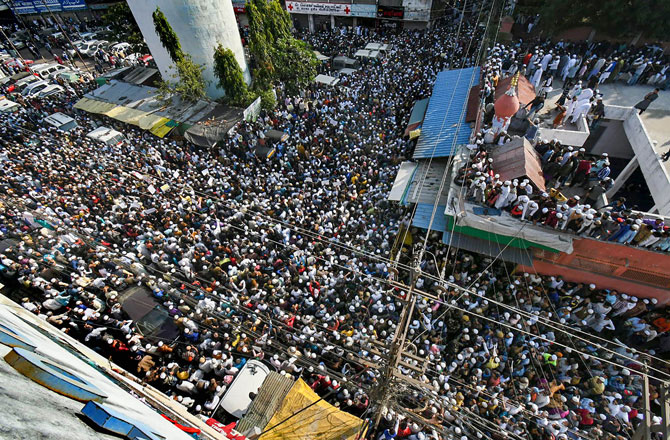 بھوپال میں این آر سی اور شہریت قانون کیخلاف احتجاج