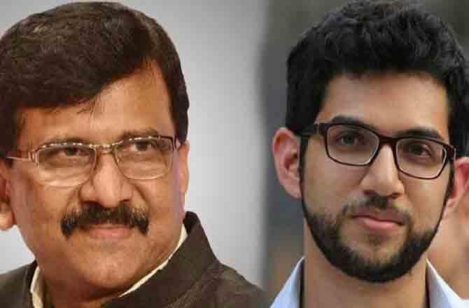 Aditya Thackeray and Sanjay Raut - Pic : INN