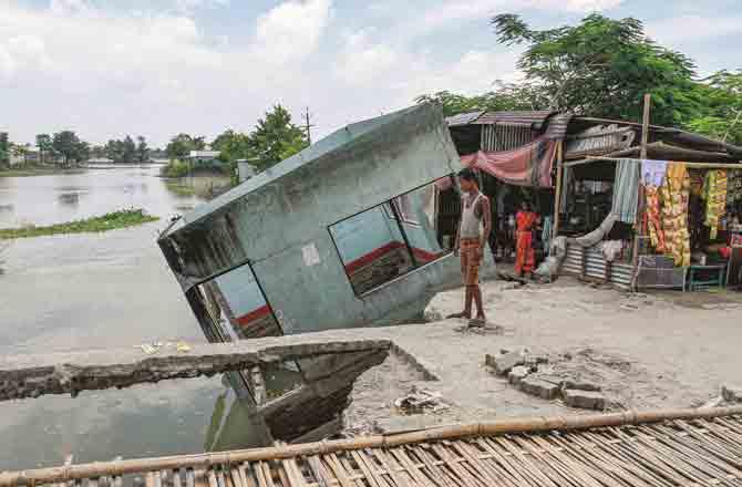 Flood in Assam - Pic : PTI