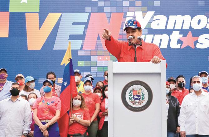 Maduro in Election Capmgain