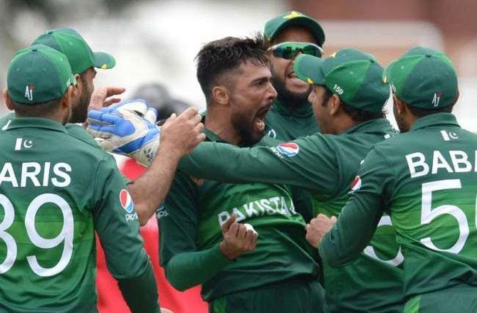 پاکستان ٹیم کی بنگلہ دیش پر فتح ۔ تصویر : آئی این این 