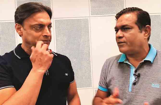 Shoib Akhtar and Rashid Latif