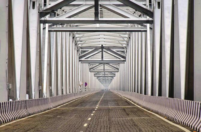 Gandhi Bridge in Patna. Photo: INN