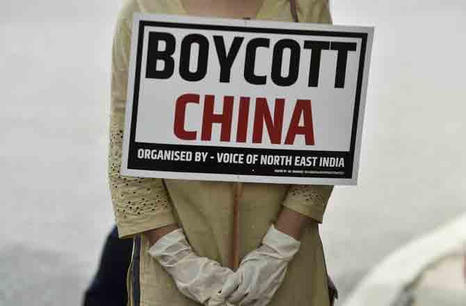 Boycott China - Pic : PTI