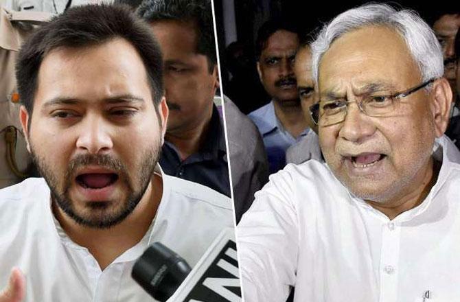 Nitish Kumar and Tejashwi Yadav - Pic : INN