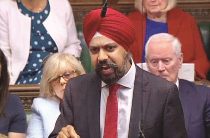 برطانوی رکن پارلیمان تمن جیت سنگھ دھیسی 
